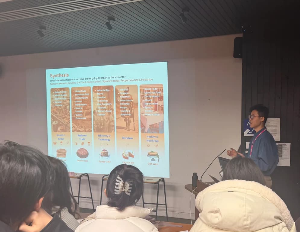 Research presentation, photograph 1