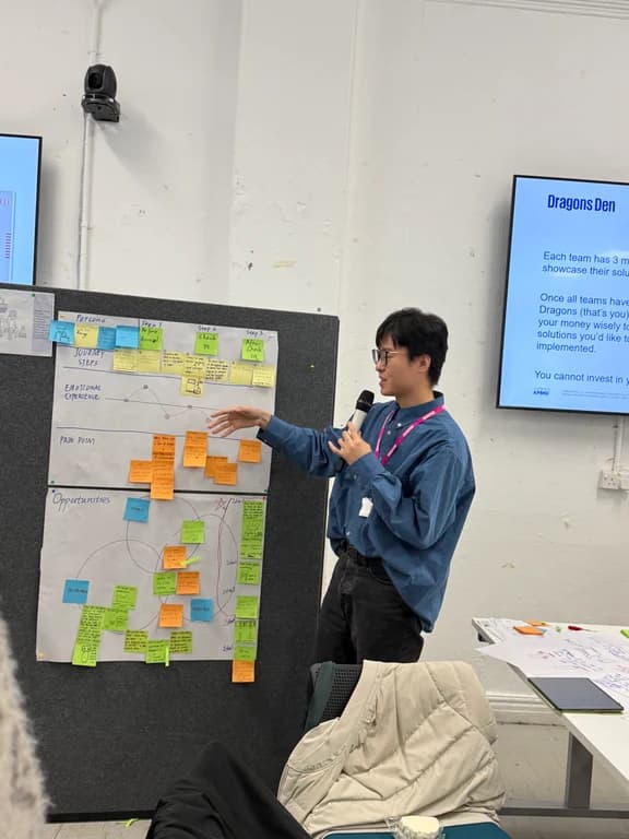 Research presentation, photograph 2